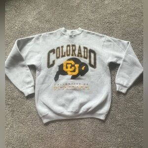 Vintage University of Colorado Buffaloes Crewneck sweatshirt size medium
